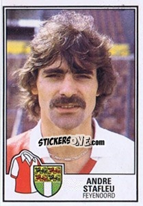 Sticker Andre Stafleu - Voetbal 1984-1985 - Panini
