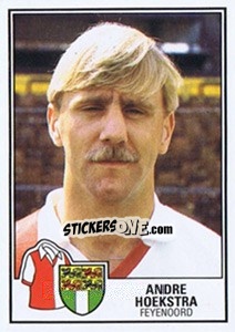 Figurina Andre Hoekstra - Voetbal 1984-1985 - Panini