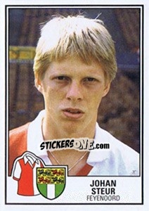 Sticker Joahn Steur - Voetbal 1984-1985 n. 90 - Panini