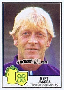 Sticker Bert Jacobs - Voetbal 1984-1985 - Panini
