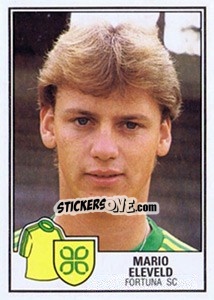 Figurina Mario Eleveld - Voetbal 1984-1985 - Panini