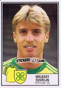 Figurina Wilbert Suvrijn - Voetbal 1984-1985 - Panini