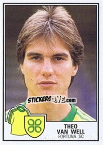 Cromo Theo van Well - Voetbal 1984-1985 n. 110 - Panini