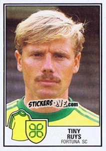 Sticker Tiny Ruys - Voetbal 1984-1985 - Panini