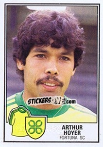 Cromo Arthur Hoyer - Voetbal 1984-1985 - Panini