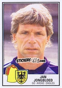 Sticker Jan Jongbloed - Voetbal 1984-1985 n. 117 - Panini