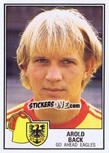 Sticker Arold Back - Voetbal 1984-1985 - Panini