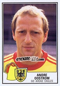 Sticker Andre Oostrom - Voetbal 1984-1985 - Panini