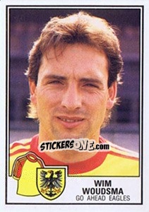 Sticker Wim Woudsma - Voetbal 1984-1985 - Panini