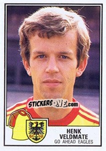 Cromo Henk Veldmate - Voetbal 1984-1985 - Panini