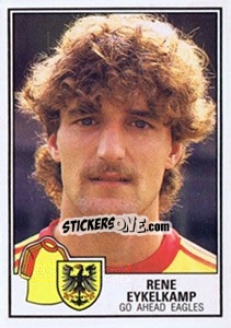 Figurina Rene Eykelkamp - Voetbal 1984-1985 - Panini