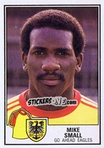 Sticker Mike Small - Voetbal 1984-1985 - Panini
