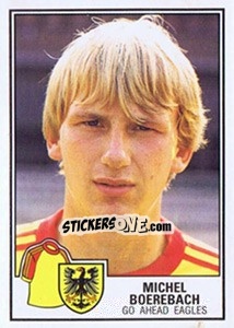 Sticker Michel Boerebach - Voetbal 1984-1985 - Panini