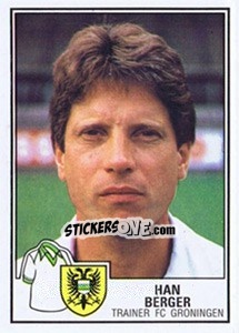 Sticker Han Berger - Voetbal 1984-1985 - Panini