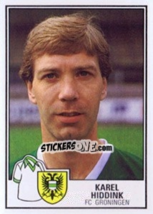 Sticker Karel Hiddink - Voetbal 1984-1985 - Panini