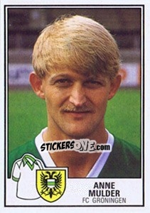 Sticker Anne Mulder - Voetbal 1984-1985 - Panini