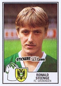 Sticker Ronald Steenge - Voetbal 1984-1985 - Panini
