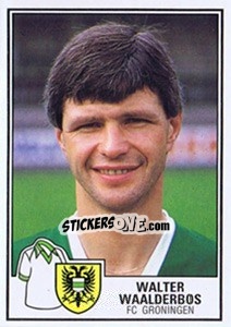 Figurina Walter Waalderbos - Voetbal 1984-1985 - Panini