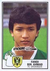 Sticker Fandi Bin Ahmad - Voetbal 1984-1985 n. 148 - Panini