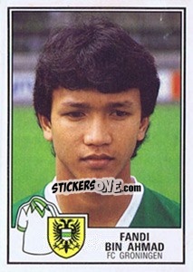 Sticker Fandi Bin Ahmad - Voetbal 1984-1985 - Panini