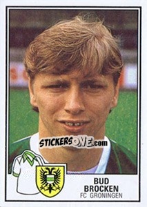 Sticker Bud Brocken - Voetbal 1984-1985 - Panini