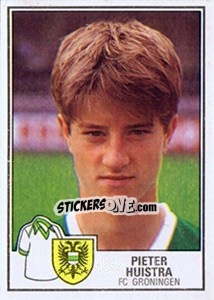 Sticker Pieter Huistra - Voetbal 1984-1985 - Panini