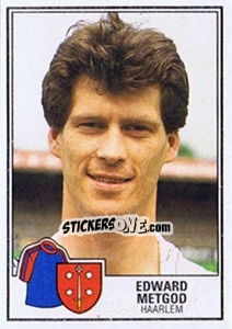 Sticker Edward Metgod - Voetbal 1984-1985 n. 155 - Panini