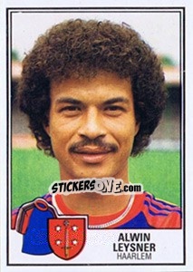 Sticker Alwin Leysner - Voetbal 1984-1985 - Panini