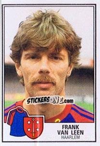 Sticker Frank van Leen - Voetbal 1984-1985 - Panini