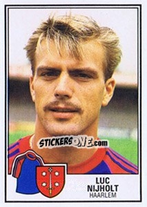 Sticker Luc Nijholt - Voetbal 1984-1985 - Panini