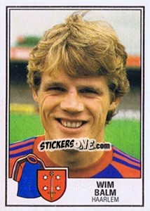 Figurina Wim Balm - Voetbal 1984-1985 - Panini