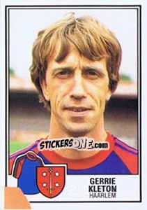 Sticker Gerrie Kleton - Voetbal 1984-1985 - Panini