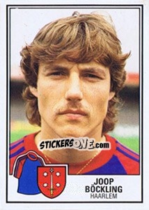 Sticker Joop Bockling - Voetbal 1984-1985 - Panini