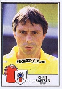 Sticker Chrit Baetsen - Voetbal 1984-1985 - Panini