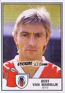 Sticker Bert van Marwijk - Voetbal 1984-1985 - Panini