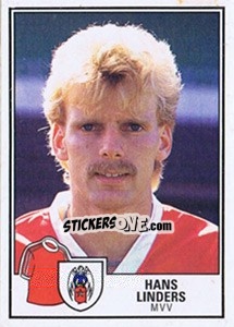 Sticker Hans Linders - Voetbal 1984-1985 - Panini