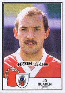 Sticker Jo Quaden - Voetbal 1984-1985 - Panini