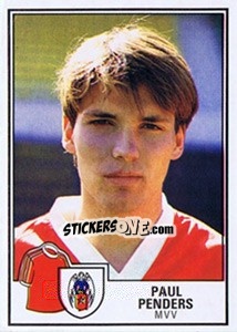 Sticker Paul Penders - Voetbal 1984-1985 - Panini