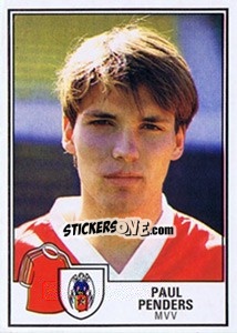 Sticker Paul Penders - Voetbal 1984-1985 n. 184 - Panini