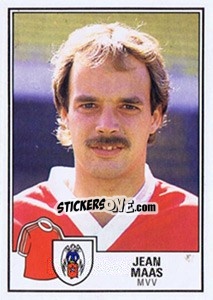 Sticker Jean Maas - Voetbal 1984-1985 n. 185 - Panini