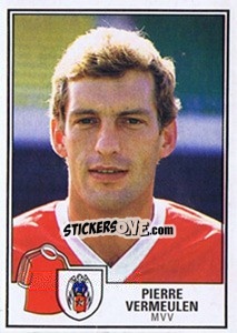Sticker Pierre Vermeulen - Voetbal 1984-1985 - Panini