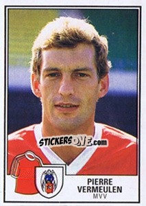 Sticker Pierre Vermeulen - Voetbal 1984-1985 n. 186 - Panini