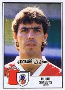 Sticker Huub Smeets - Voetbal 1984-1985 - Panini