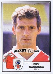 Sticker Dick Nanninga - Voetbal 1984-1985 - Panini