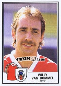 Sticker Willy van Bommel - Voetbal 1984-1985 - Panini