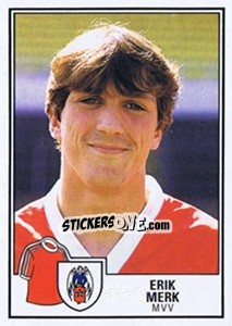 Cromo Erik Merk - Voetbal 1984-1985 - Panini