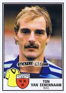 Sticker Ton van Eenennaam - Voetbal 1984-1985 n. 193 - Panini