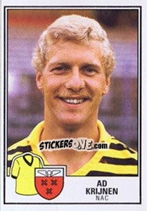 Sticker Ad Krijnen - Voetbal 1984-1985 - Panini