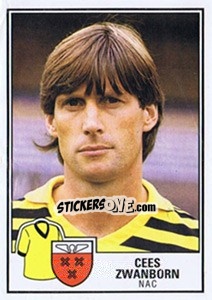 Sticker Cees Zwanborn - Voetbal 1984-1985 n. 197 - Panini