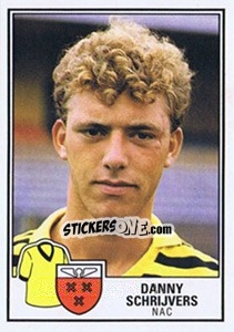 Cromo Danny Schrijvers - Voetbal 1984-1985 - Panini